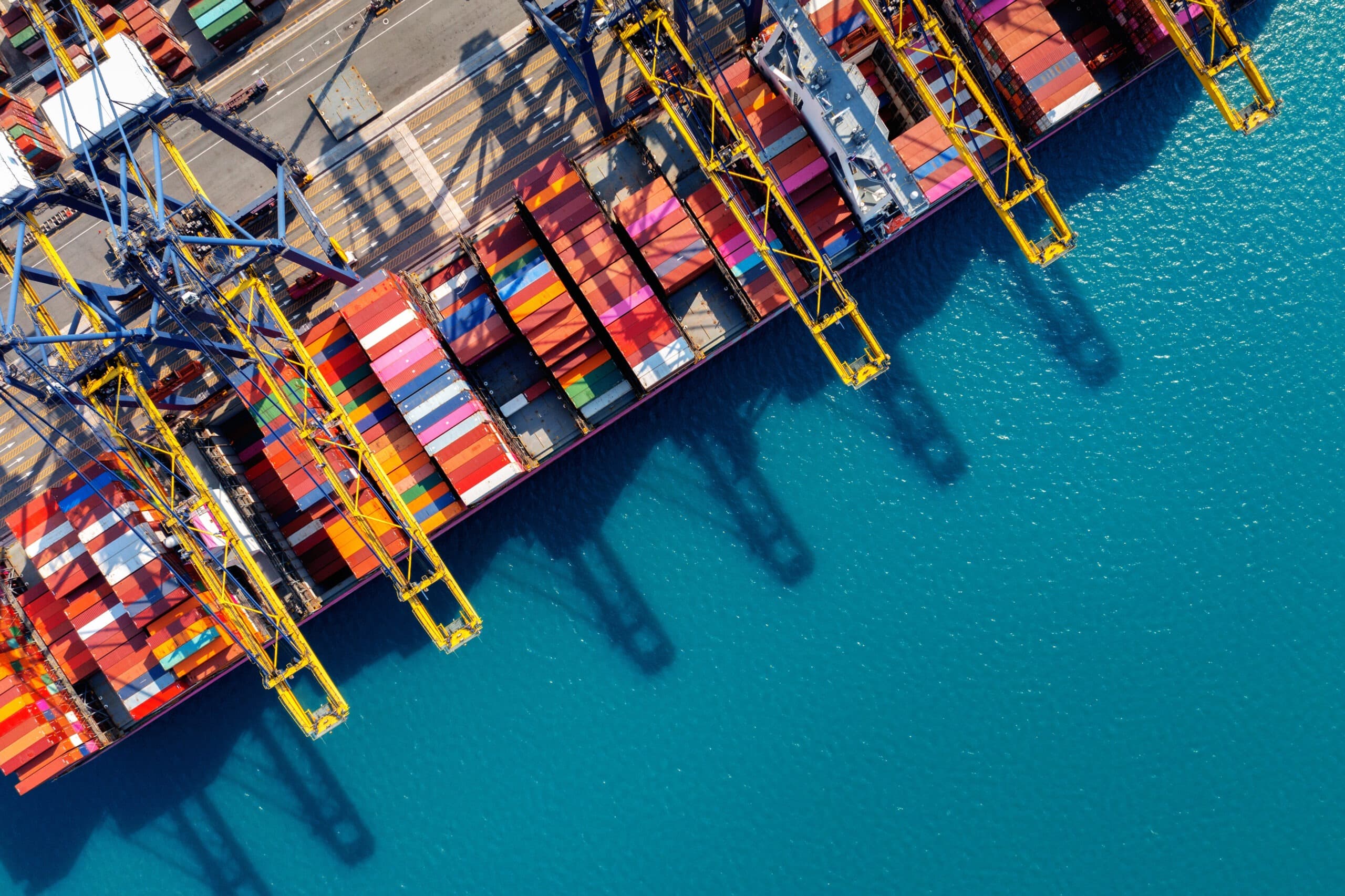 Shipping Containers and Plane